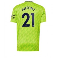 Manchester United Antony #21 Fotballklær Tredjedrakt 2022-23 Kortermet